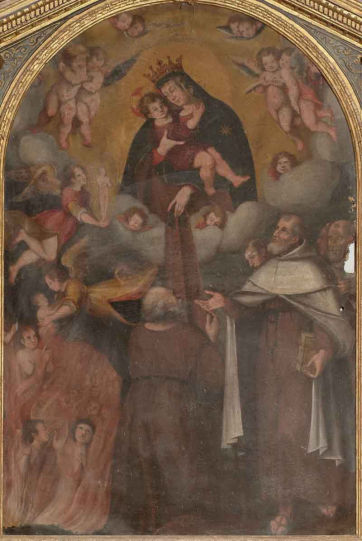 Madonna del Carmelo di Autore sconosciuto