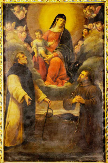 Madonna del Carmelo e Santi di Autore sconosciuto
