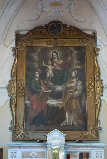 Madonna del Carmelo e Santi di Autore sconosciuto