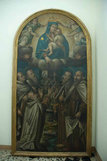 Madonna del Carmelo e Santi di Autore sconosciuto