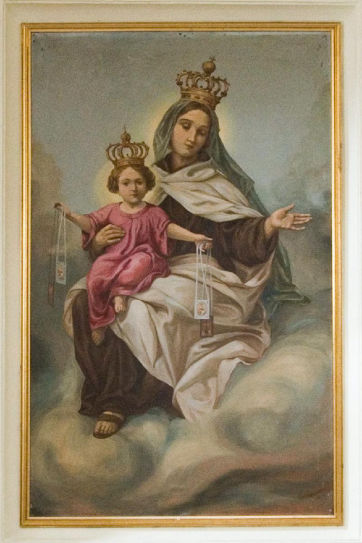 Madonna del Carmelo di Autore sconosciuto