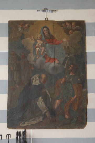 Madonna del Carmine e santi di Autore sconosciuto