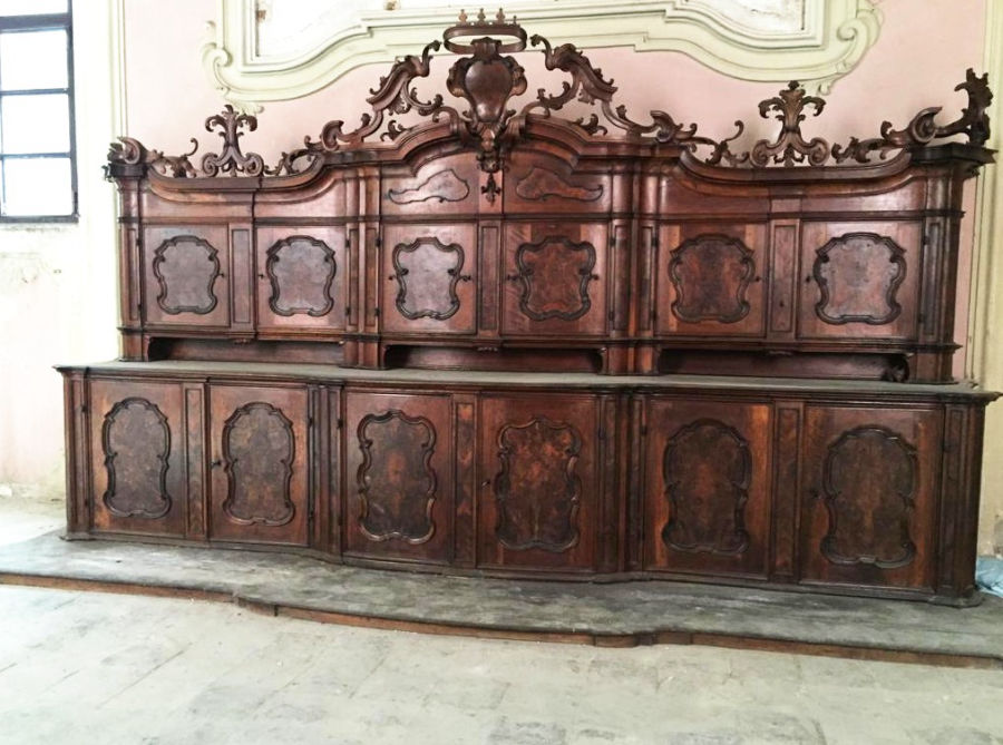 Armadio barocco in Sagrestia