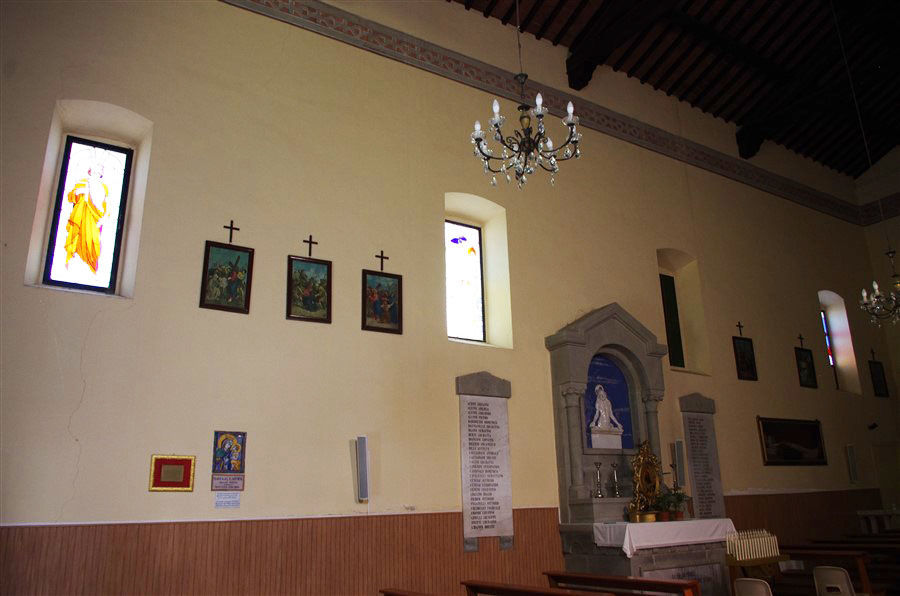 Parete interna sinistra