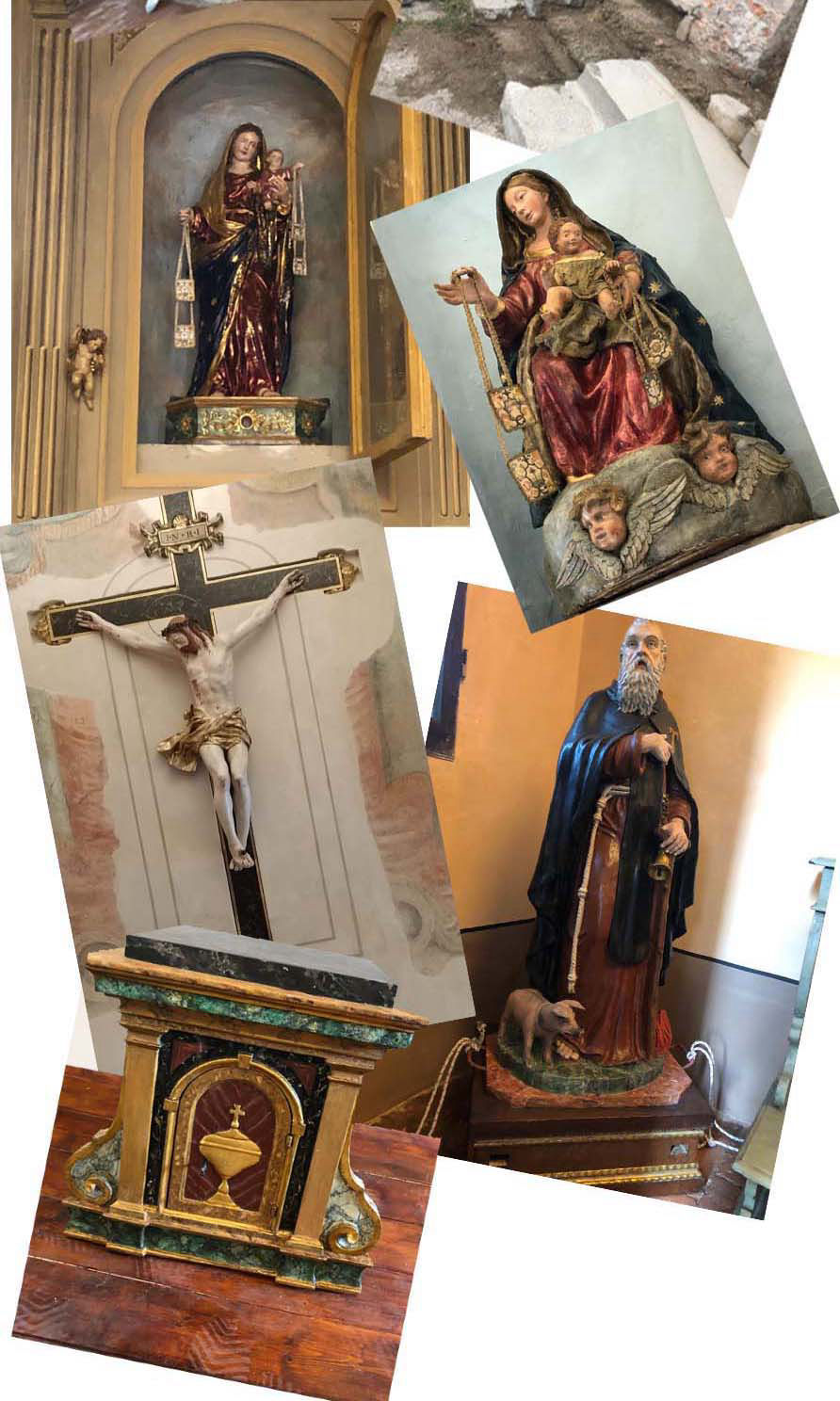 Oggetti che costituiscono l'arredo