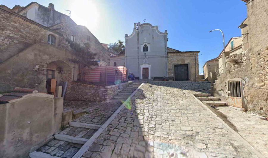 Vista dalla scalinata