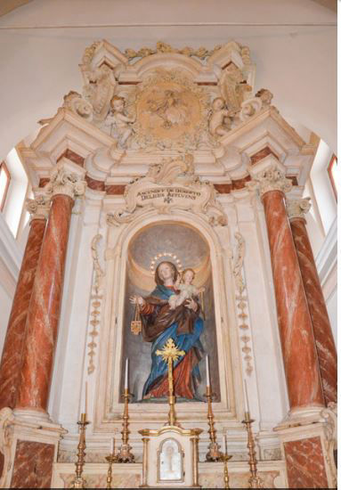 Particolare Madonna del Carmelo