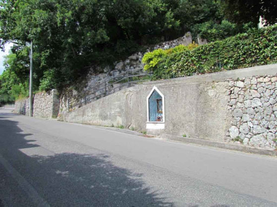 Muro di sostegno di Via Umberto I