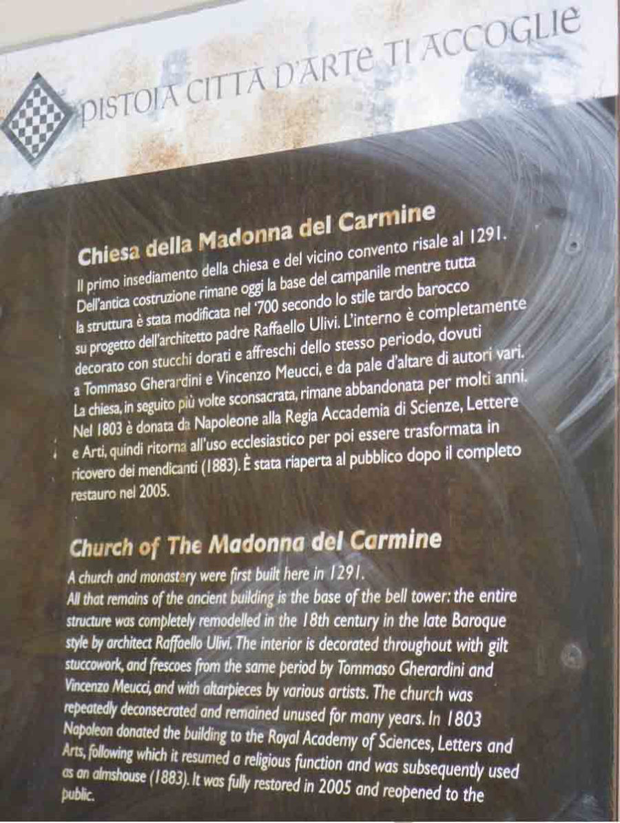 Lapide commemorativa del restauro 2005