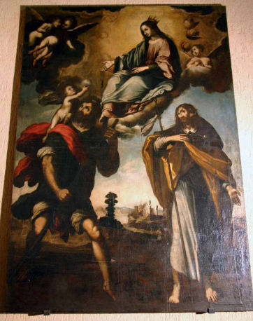 Madonna del Carmelo tra Santi Giacomo e Cristoforo