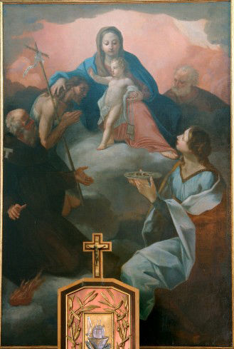 Madonna del Carmelo tra i Santi