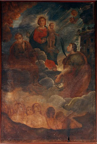 Madonna del Carmelo che intercede per le anime