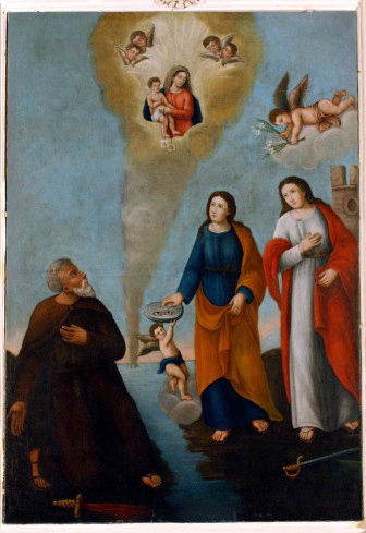 Madonna del Carmelo e Santi