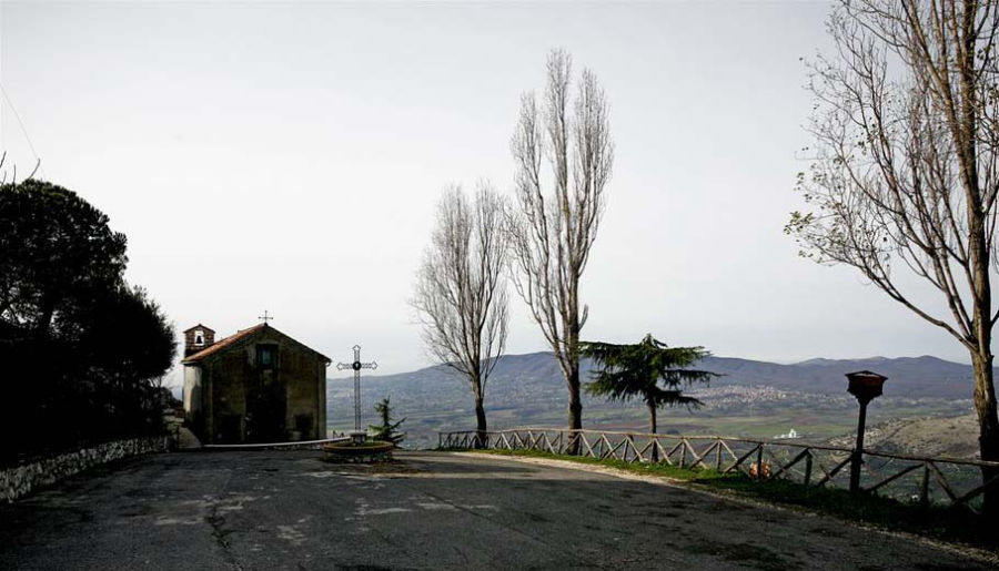 Vista dall'inizio Viale