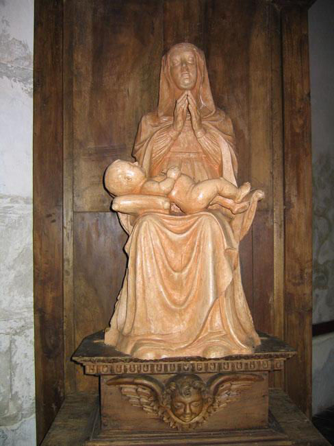 Copia statua cinquecentesca in terracotta