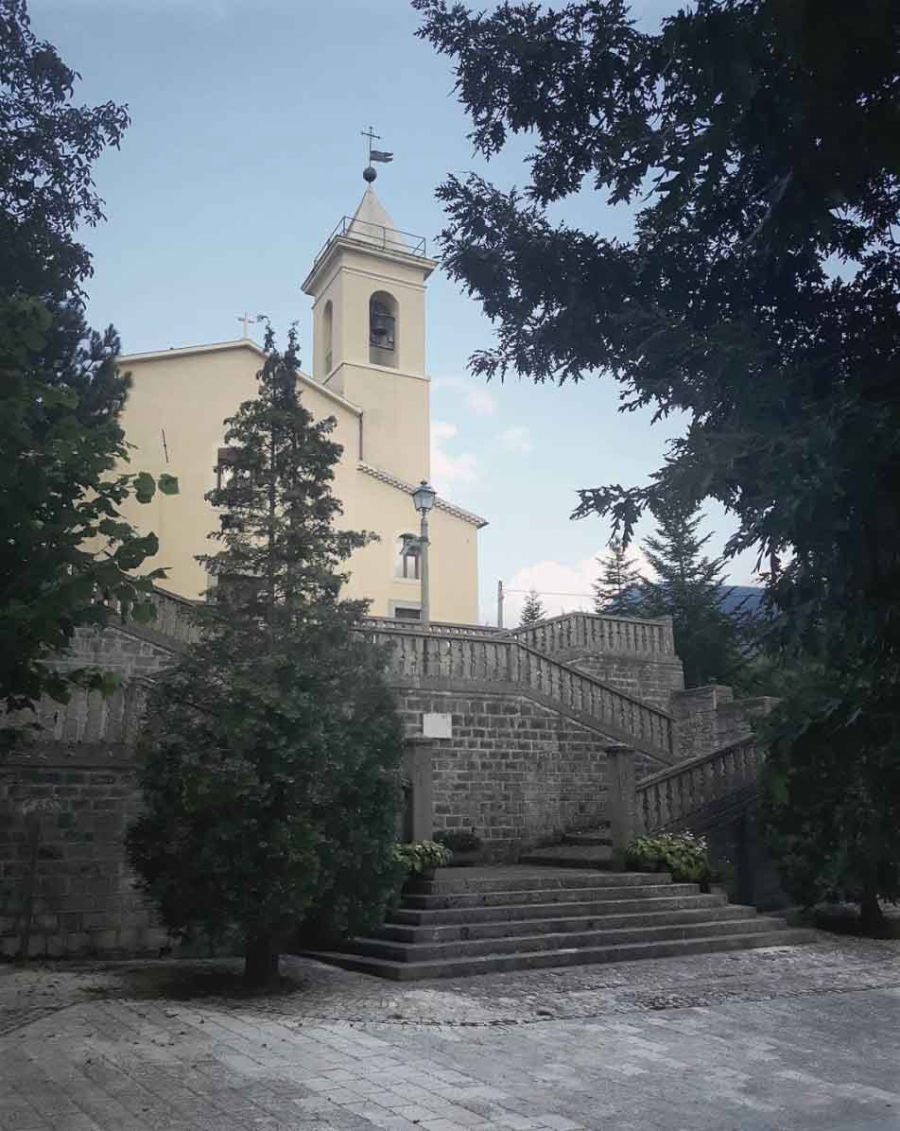 Vista dal lato sinistro