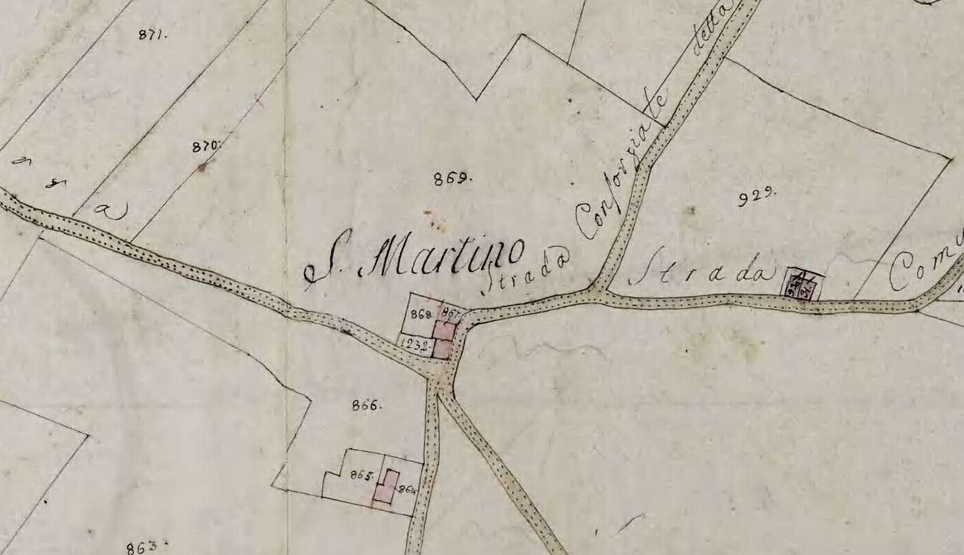 Catasto Gregoriano: Mappa di San Martino
