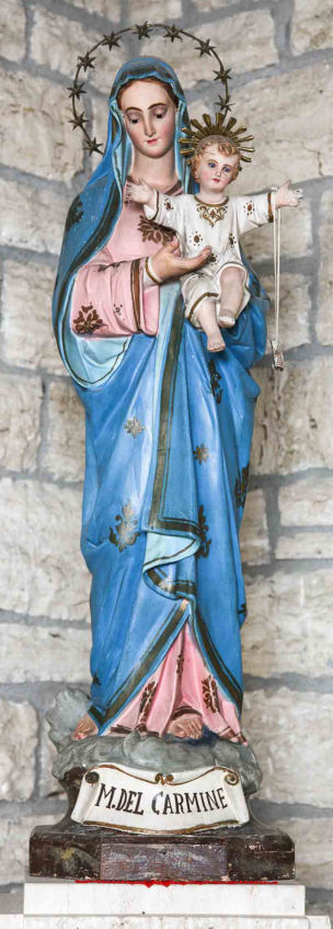 Statua Madonna del Carmine