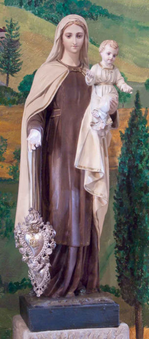 Statua Madonna del Carmelo