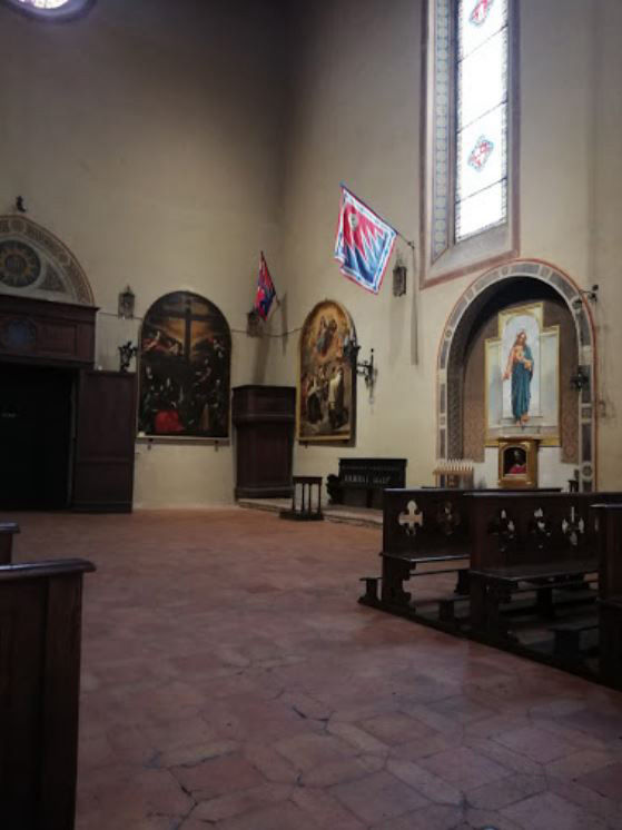 Pareti parzialmente di sinistra e di fondo