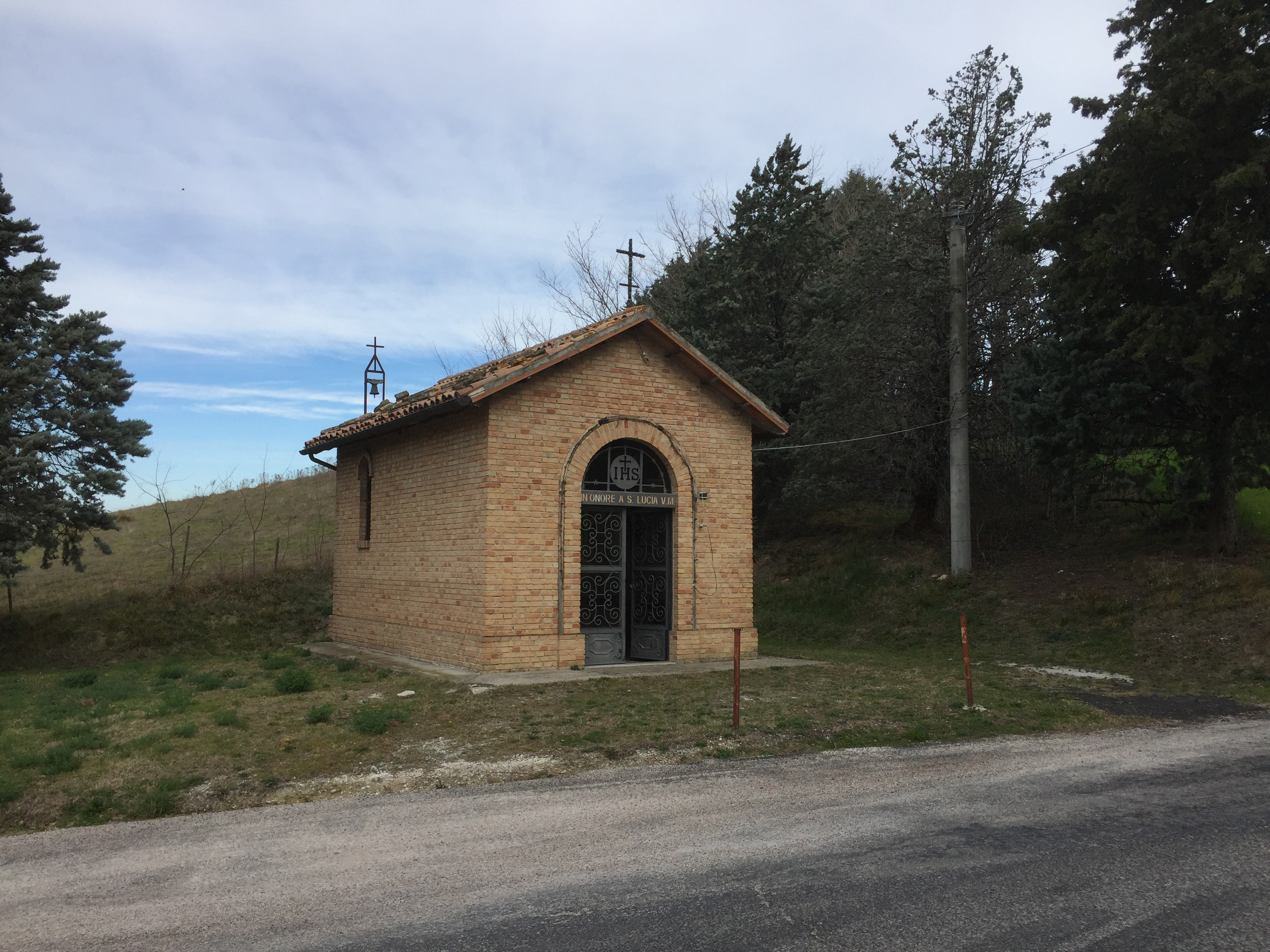 Vista della Chiesetta dalla Strada