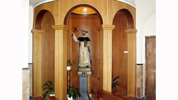 Nicchia di S. Pietro nella Chiesa Parrocchiale