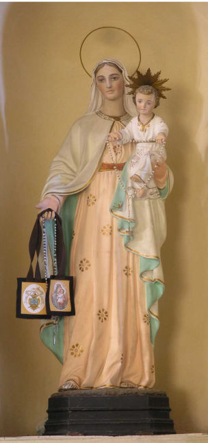 Statua Madonna del Carmine