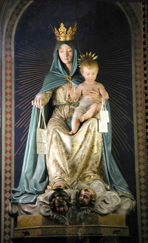 Statua Madonna del Carmine