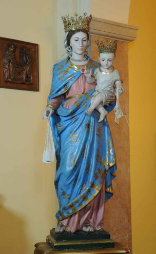 Statua Madonna del Carmelo con Gesù Bambino