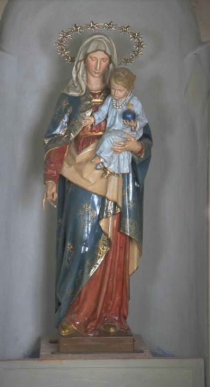Statua Madonna del Carmelo con Gesù Bambino