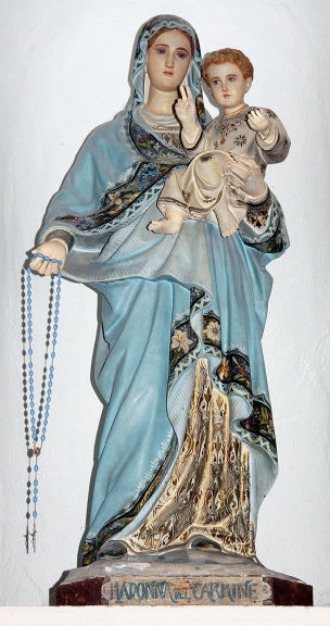 Statua Madonna del Carmelo