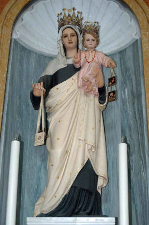 Statua Madonna del Carmelo