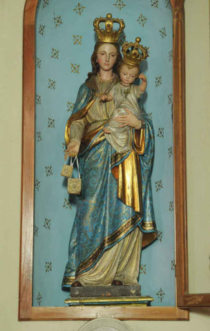 Statua Madonna del Carmelo con Gesù Bambino