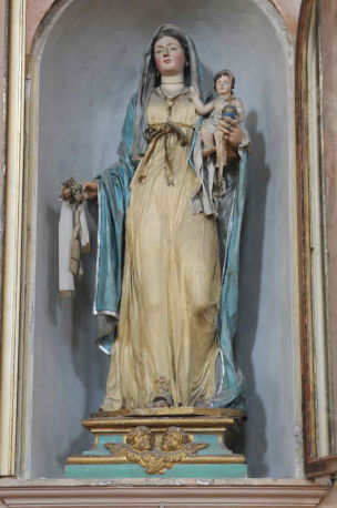 Statua Madonna del Carmelo con Gesù Bambino