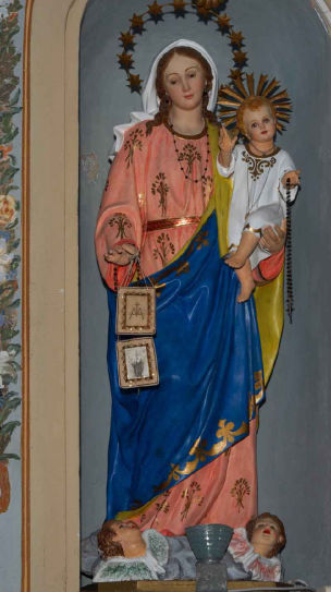 Statua Madonna del Carmine