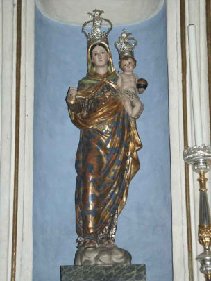 Statua Madonna del Carmelo