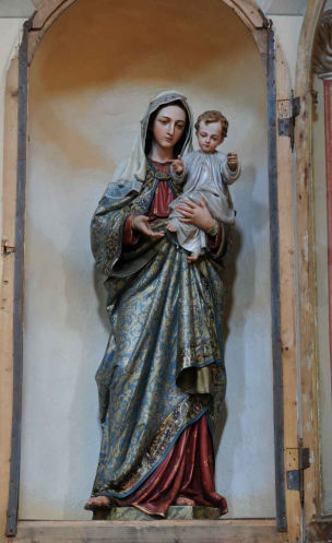 Statua Madonna del Carmelo con Gesù Bambino