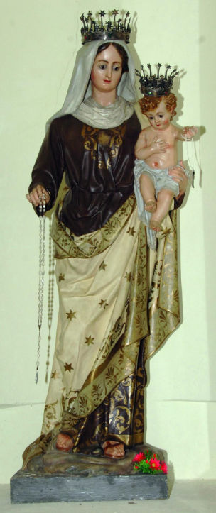 Statua Madonna del Carmelo con Gesù Bambino