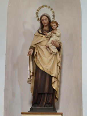 Statua Madonna del Carmine