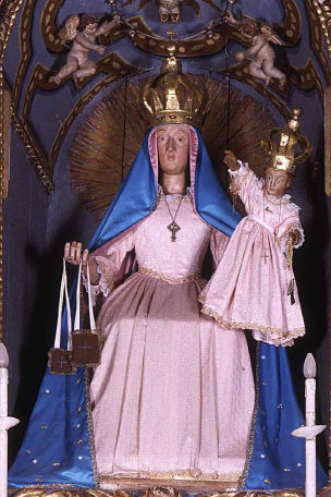 Statua Madonna del Carmine