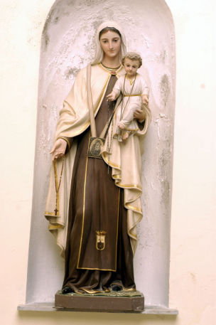 Statua Madonna del Carmine