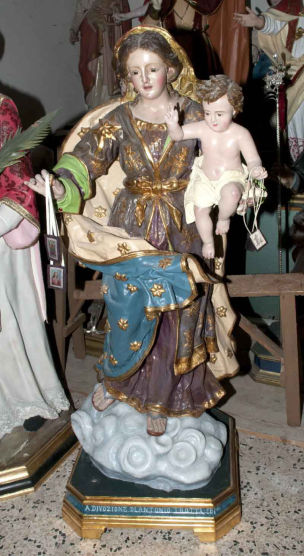 Statua Madonna del Carmine