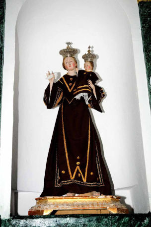 Statua Madonna del Carmine