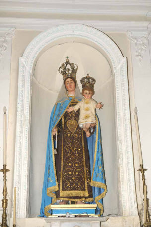 Statua Madonna del Carmine