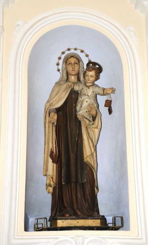 Statua Madonna del Carmine
