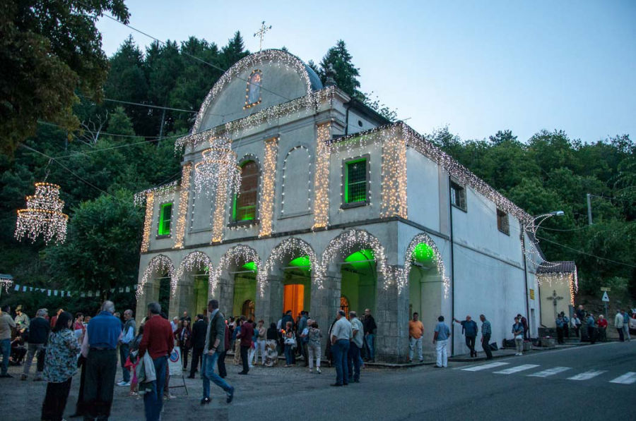 Vista durante i festeggiamenti
