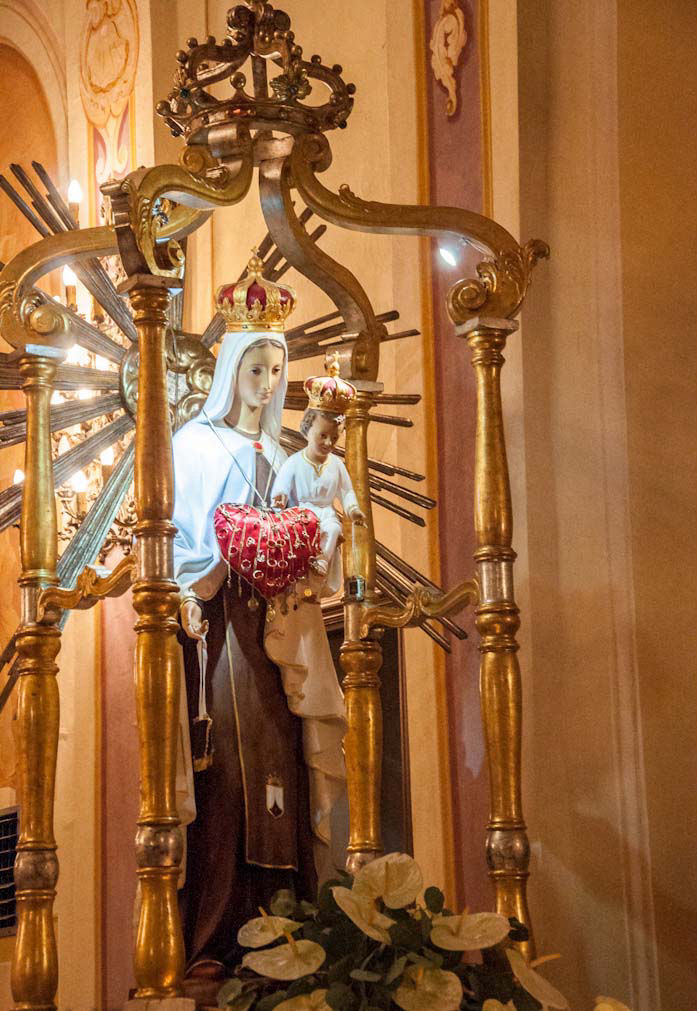 Altra statua Madonna del Carmine