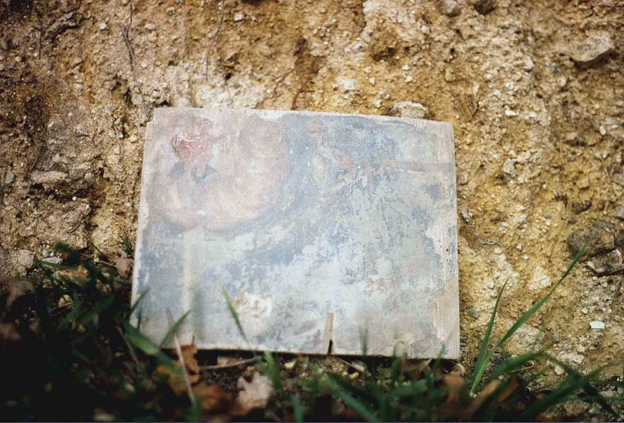Tavoletta prima del restauro