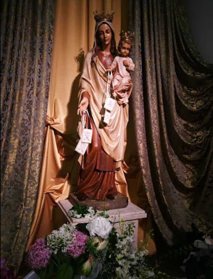 Statua Madonna del Carmine