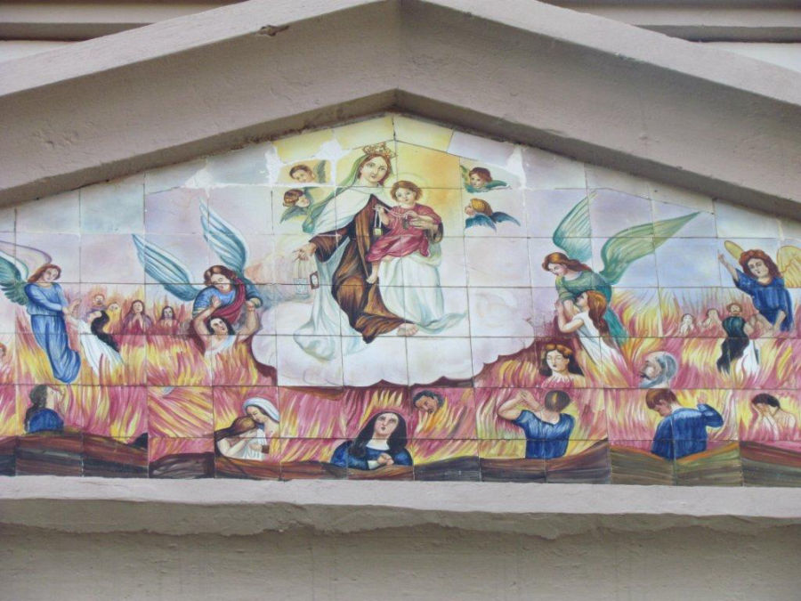 Particolare del Timpano